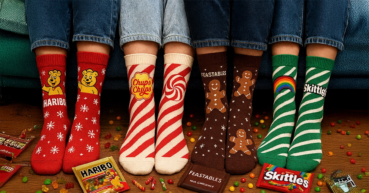 From Candy Jars to Cozy Feet: Why Custom Logo Socks Are the Holiday Hit Candy Brands Can’t Ignore